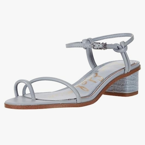 Sam Edelman Womens Isle Blue Ankle Strap Heels Size 9.5M - Picture 1 of 10